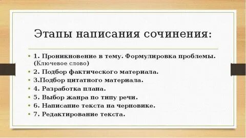 Писать этап