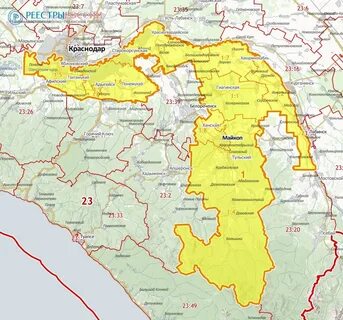 Кадастровая карта горячий ключ краснодарский край