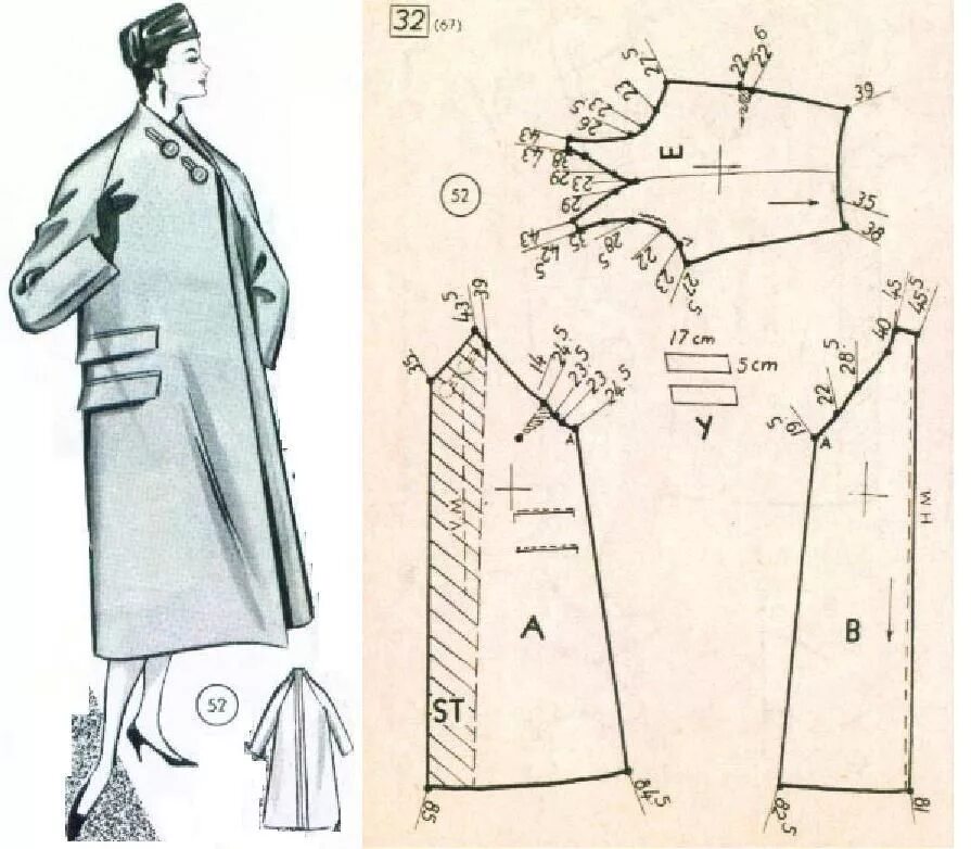 Лекало пальто. Крой пальто. Выкройка пальто. Крой женских пальто.