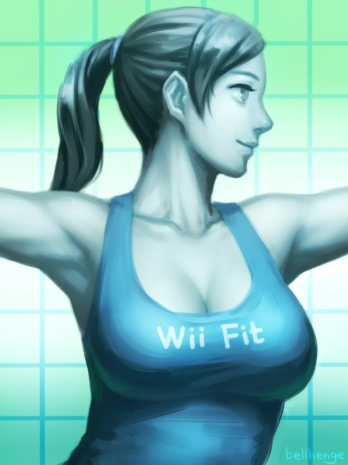 Wii Fit Trainer. Wii Fit Trainer Art. Fat Wii Fit Trainer. Nintendo Wii Fit Trainer.