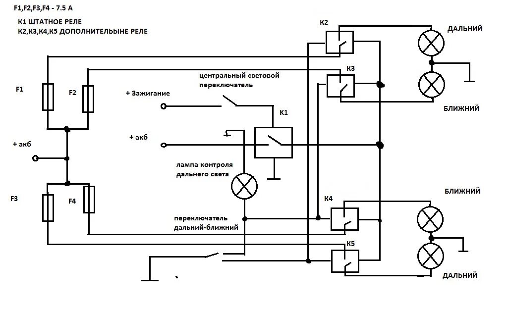 Релейное переключение. Схема переключения дальнего света МТЗ. Схема подключения дальнего и ближнего света МТЗ 82. Схема подключения реле света МТЗ дальнего света ближнего света. Схема Дальний Ближний свет МТЗ 82.