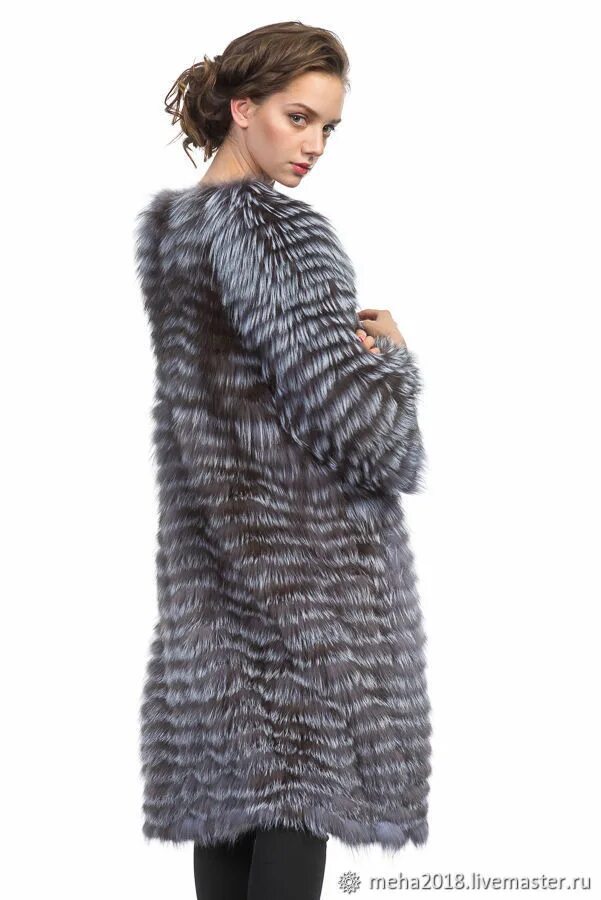 Норковая шуба шанель поперечка. Поперечная норка. Облегченная шуба. Чернобурка на трикотажной основе. Шуба из норки на трикотажной основе.