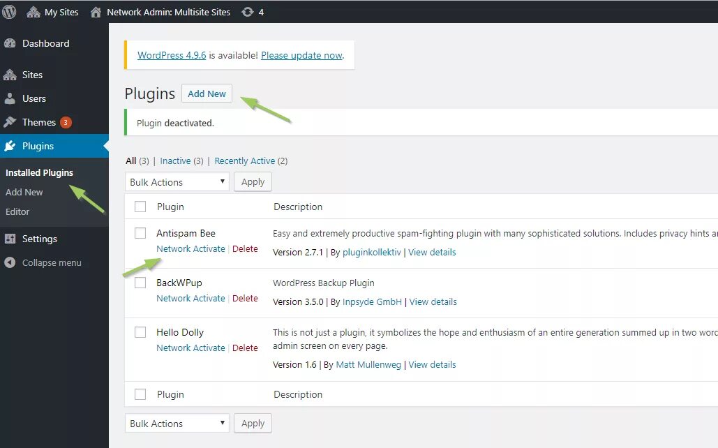 Установить plugins