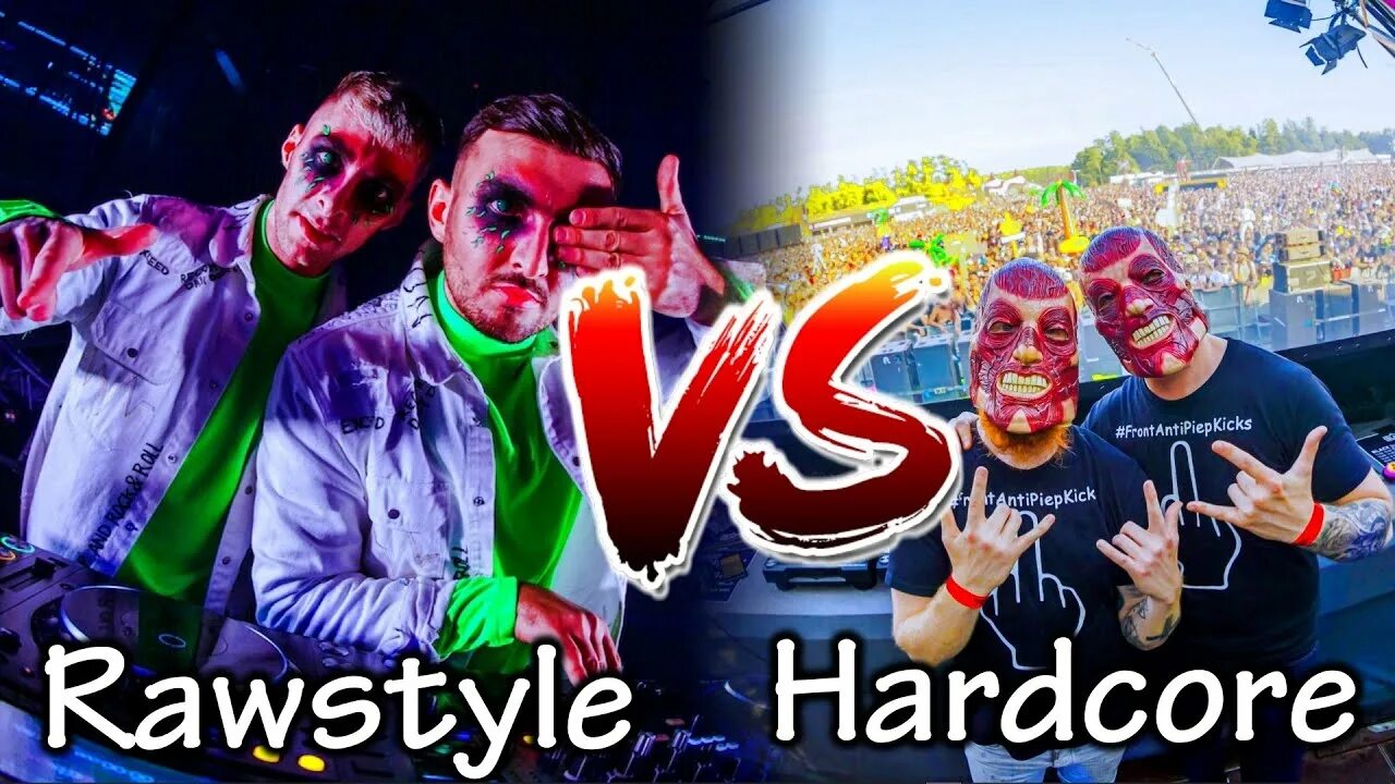 Harder city. Wallpaper Rawstyle Festiwal.