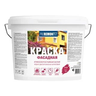 Краска акриловая белая расход