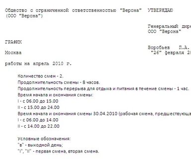 Увольнение график 2 2