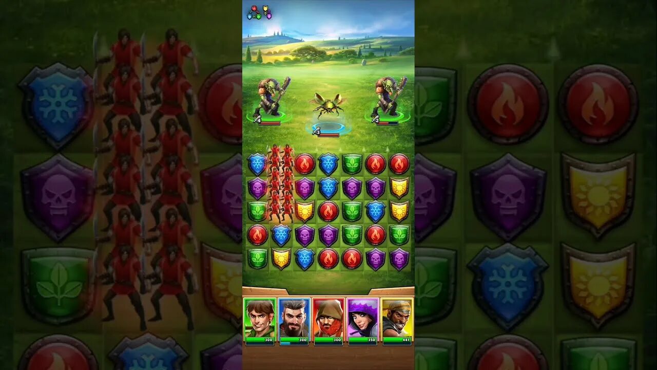 Empires and puzzles 3 в ряд