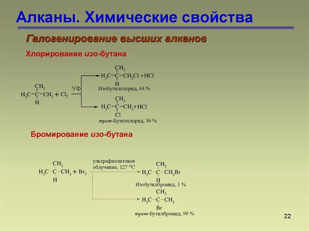 Бромирование алкана