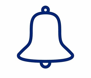 Колокольчик черно белый