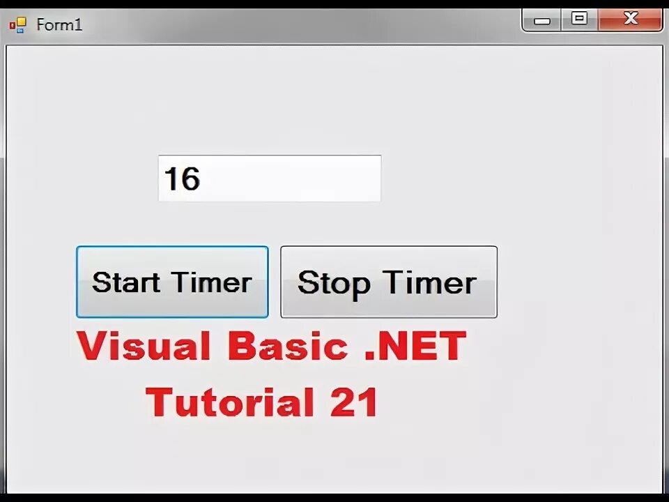 Vb net кнопка