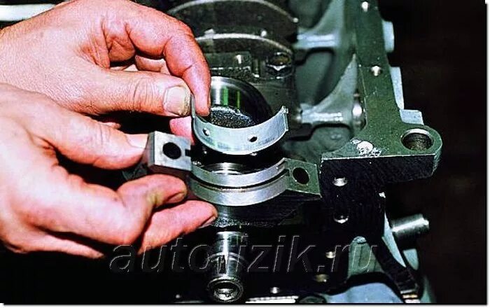 Как правильно установить коренные вкладыши. Вкладыши двигателя шатунные ваз 2109. сборка коленвала ваз 2109. сборка коленвала ваз 2110. крышки коренных подшипников ваз 2106.