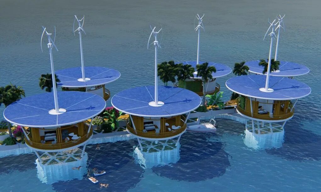 Floating features