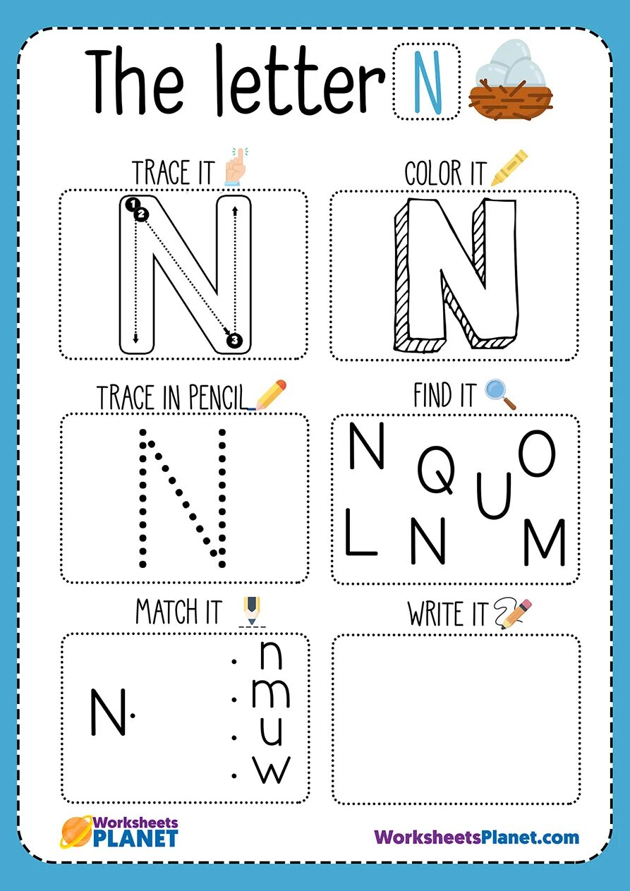 N is the letter