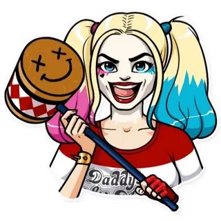 Harley quinn telegram stickers