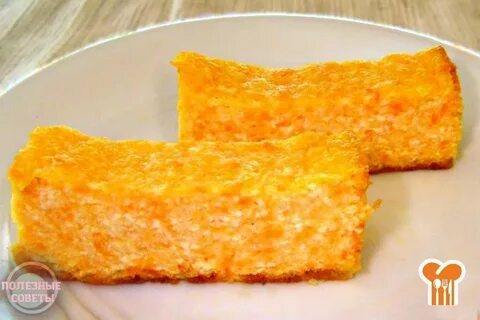Морковная запеканка с манкой