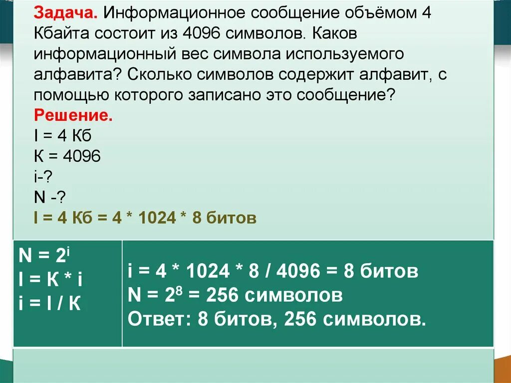 Информационный объем сообщения. Информационное сообщение объемом 4 килобайта состоит из 4096 символов. Информационное сообщение объемом 4 Кбайта содержит 4096. Сообщение состоящее из 4096 знаков.