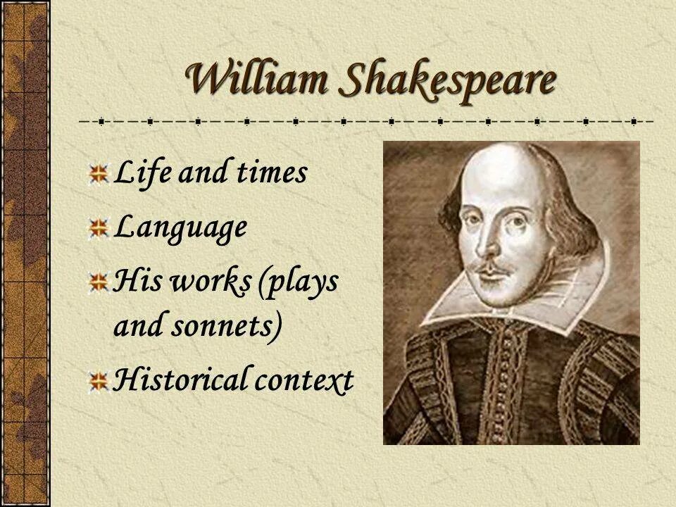 William shakespeare s