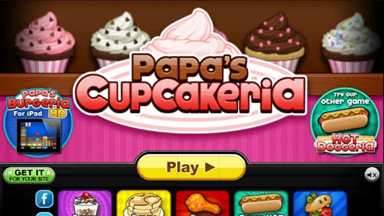 Игры папа гамбургеры. Папа луи. игра папа луи. papa&#039;s cupcakeria. папа луи кексики.