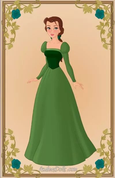 Дисней зеленый. Принцесса Бель в зеленом платье. Белль принцесса Дисней в зелёном. Белль в зеленом платье. Белль в полный рост.