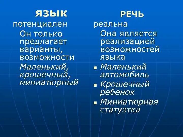 Потенциальность языка. Потенциальность это язык или речь. Язык потенциален набор возможностей. Язык потенциален потому что.