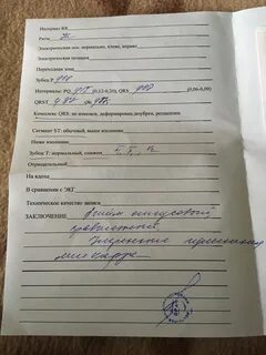 Заключение экг