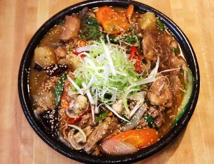 Курица с овощами по корейски