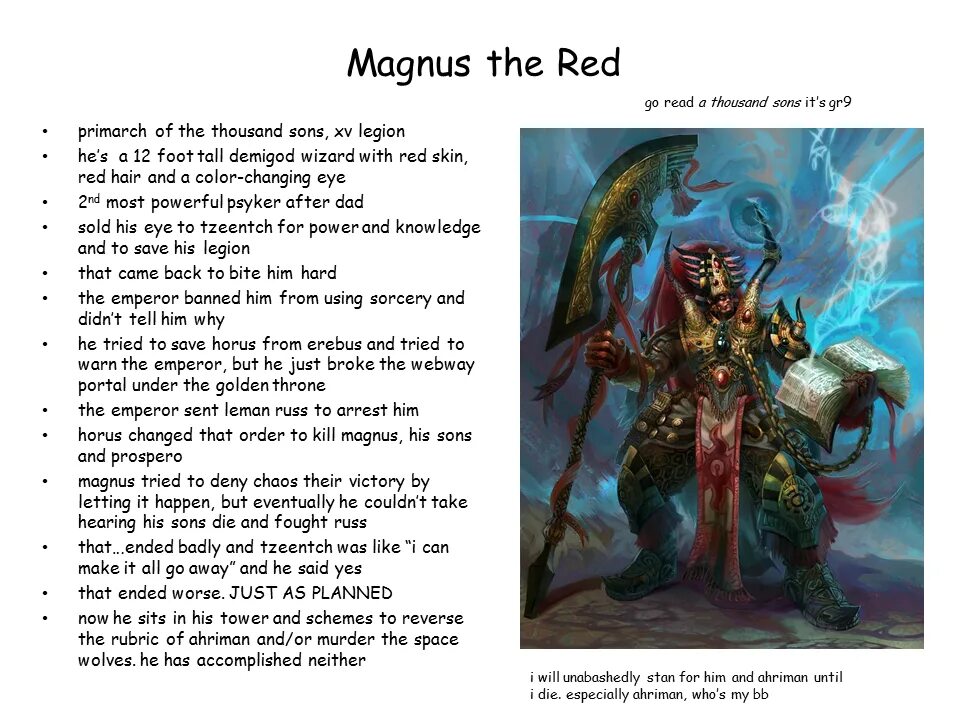 The emperor a thousand years. Magnus the red warhammer. магнус вархаммер. magnus the red, primarch of the thousand sons legion. magnus the red art.