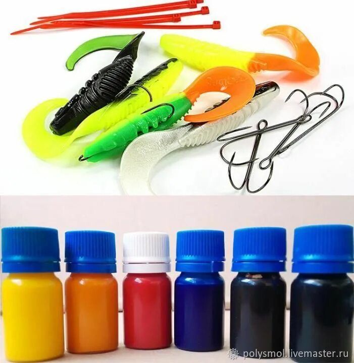 Какой краской красят силиконовые приманки Fishing Lure Soft Bait Small T Tail Fish 5/7cm Artificial Lures TEXAS RIG lure l