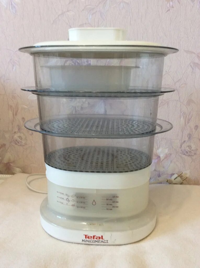 Tefal vc 1301 minicompact. Пароварка tefal minicompact s12-a. пароварка 90х годов.