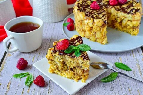 Торт из кукурузных палочек