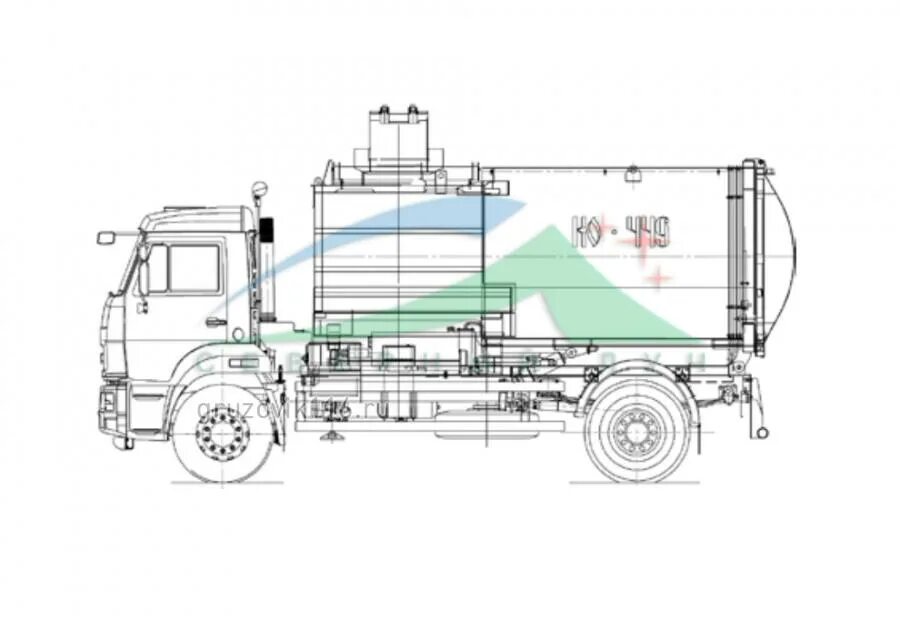 Ко-449-19 на шасси КАМАЗ-43253-g5. Ко-449-19 на шасси КАМАЗ. Мусоровоз ко-415 чертеж. КАМАЗ 43253 КДМ чертеж.