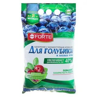 Голубика какие удобрения