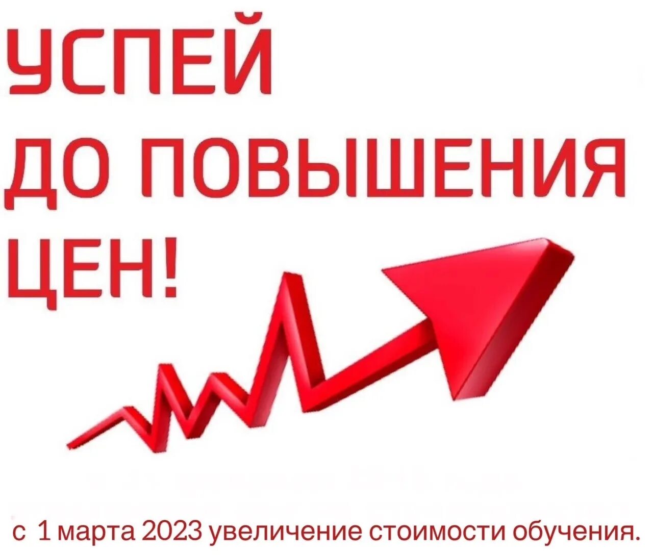 Повышение цен. Успейте до повышения цен. Успей до повышения цен. Успейте приобрести по старой цене.