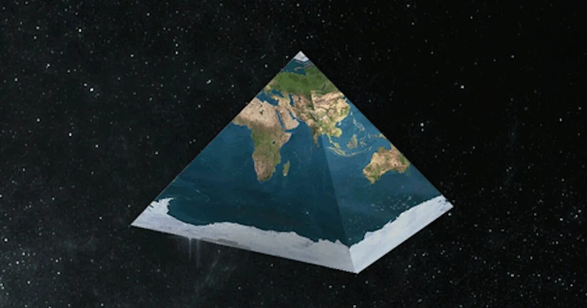 Где квадратная земля. Треугольная земля. Планета в треугольнике. Земля в форме треугольника. Треугольная форма земли.