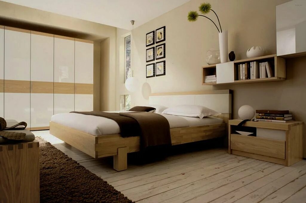Интерьер спальни. Спальня в современном стиле. Спальня дерево. Интерьер комнаты. Bedroom com