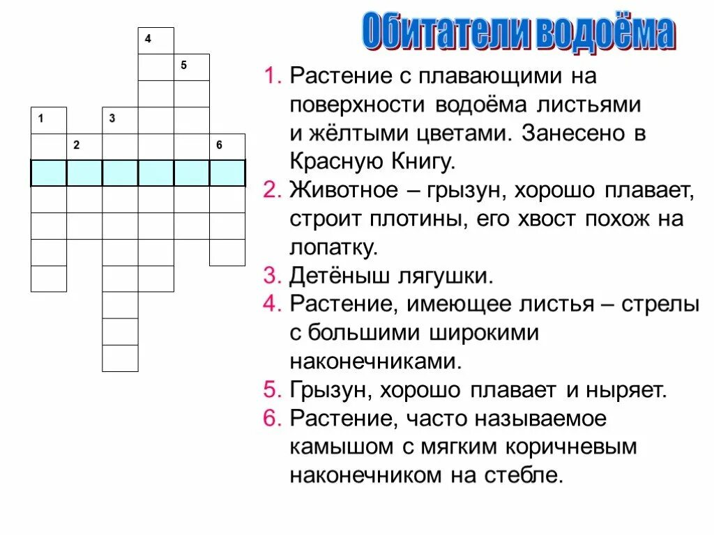 Кроссворд про окружающий мир. Кроссворд на тему водоемы. Красворд на тему водоëм. Кроссворд на тему обитатели водоемов. Кроссворд 4 класс водоемы тема.