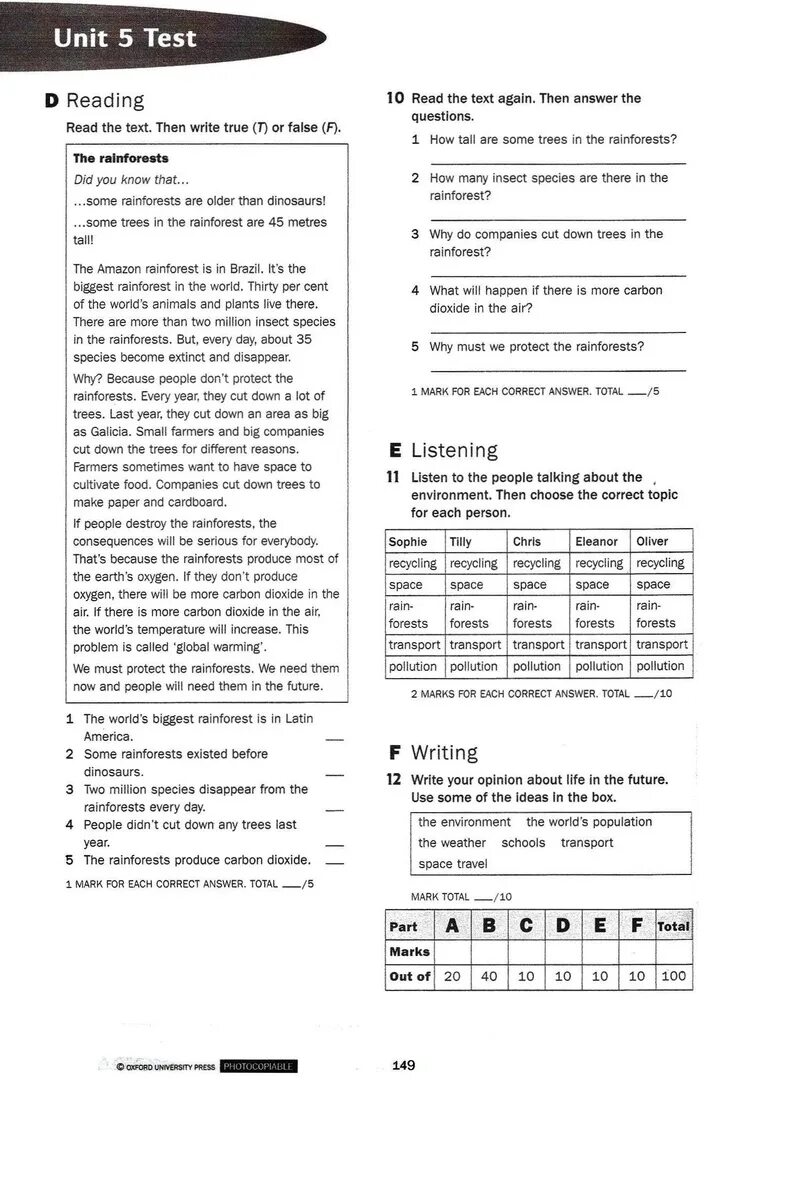 Unit test 1a ответы. Focus 1 tests ответы. focus unit test 5 group a.