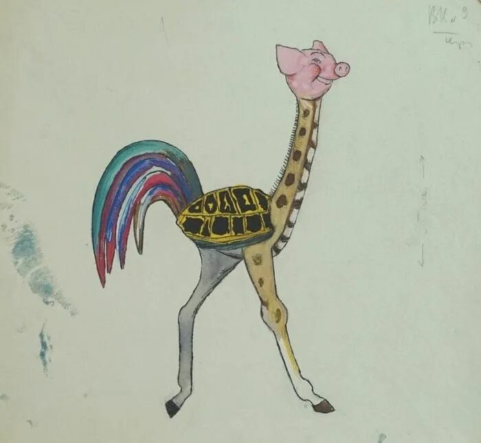 Йель мифология. Фантастические животные для детей. Чудо зверь. Придумать чудо. Невиданный зверь.