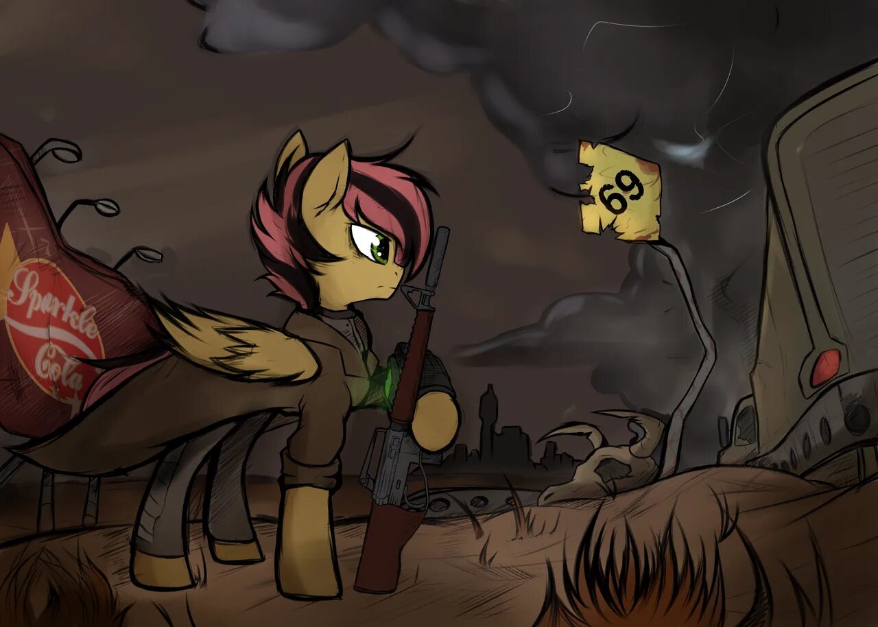 Fallout Equestria: Король-смотритель. Фоллаут Эквестрия ред 36. Пони фоллаут Эквестрия. Новая Эпплуза Fallout Equestria.