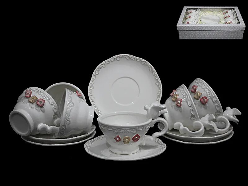 Чайный набор lenardi на 6 персон. Посуда lenardi givenchy gold. Чайный набор на 6 персон ленарди. Столовый сервиз ленарди lenardi. Набор чайный lenardi 181-181.