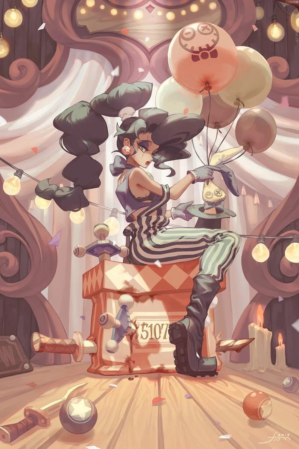 Цирк арт. Циркачи иллюстрация. Цирк концепт арт. Цирк волшебный арт. Аниме театр марионеток арлекин.