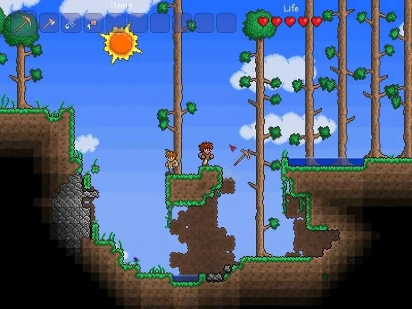 Сюжет террарии. Terraria 1.4.4.5. Террария версия 1.3. Террария 1.1. Террария 1.1 на андроид.