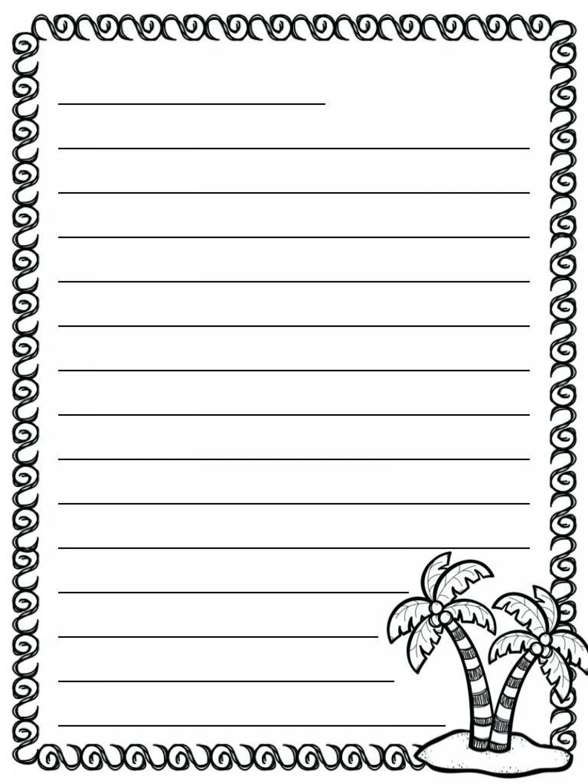 Paper to write letters