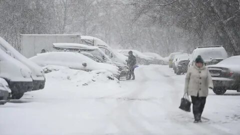 Снегопад накрыл