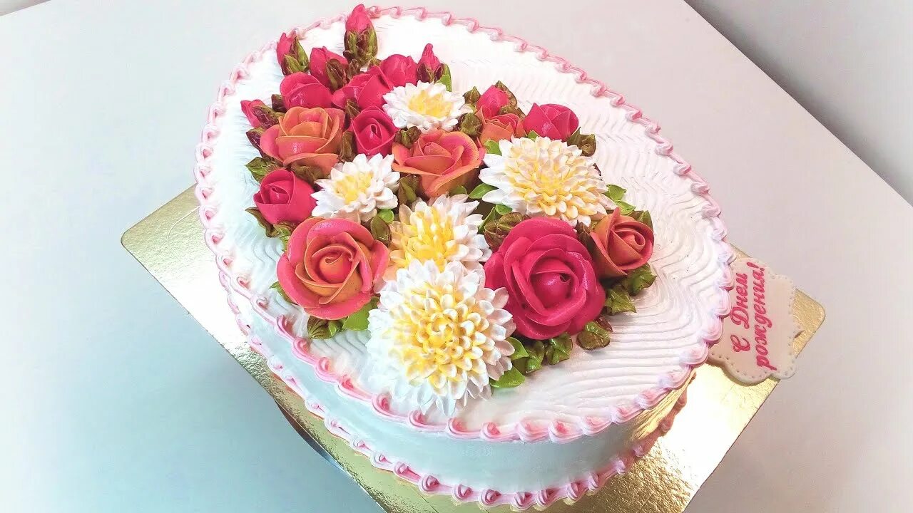 Одноклассники Винтажный торт, Дизайнерские торты, Торт с розочками