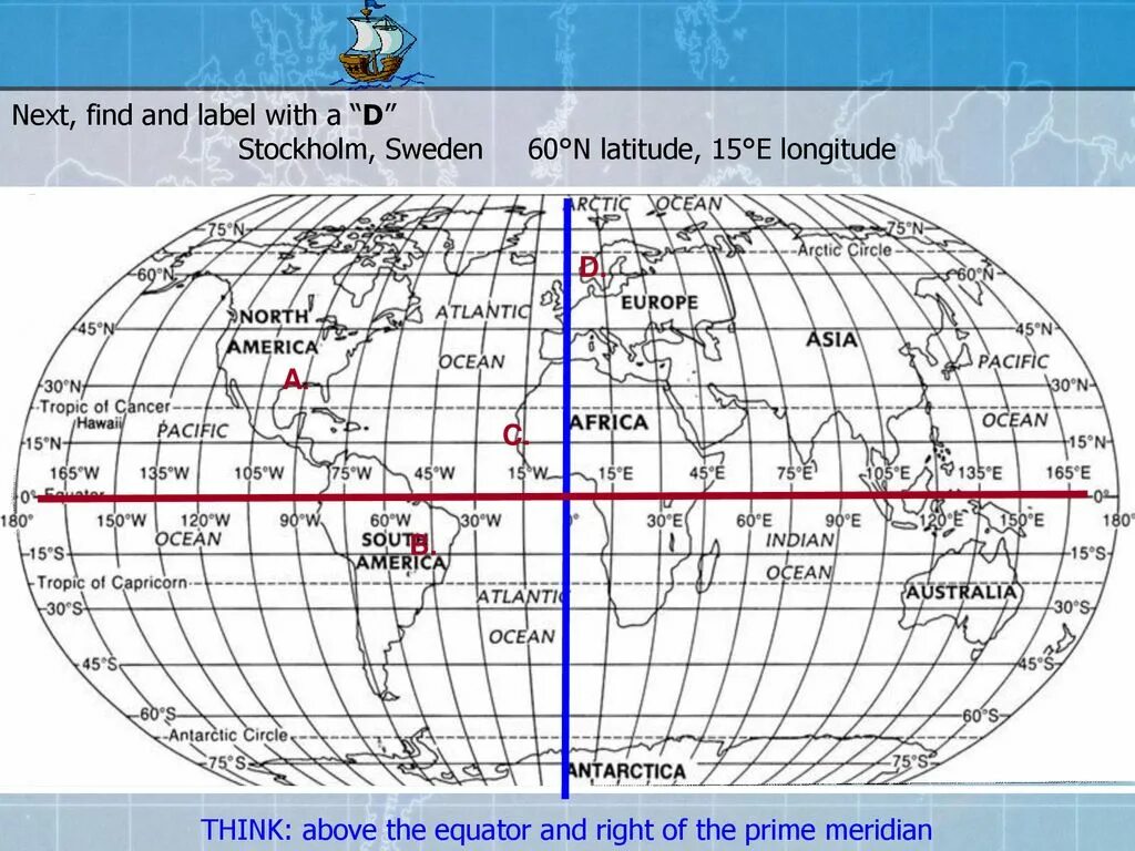 Map latitude longitude