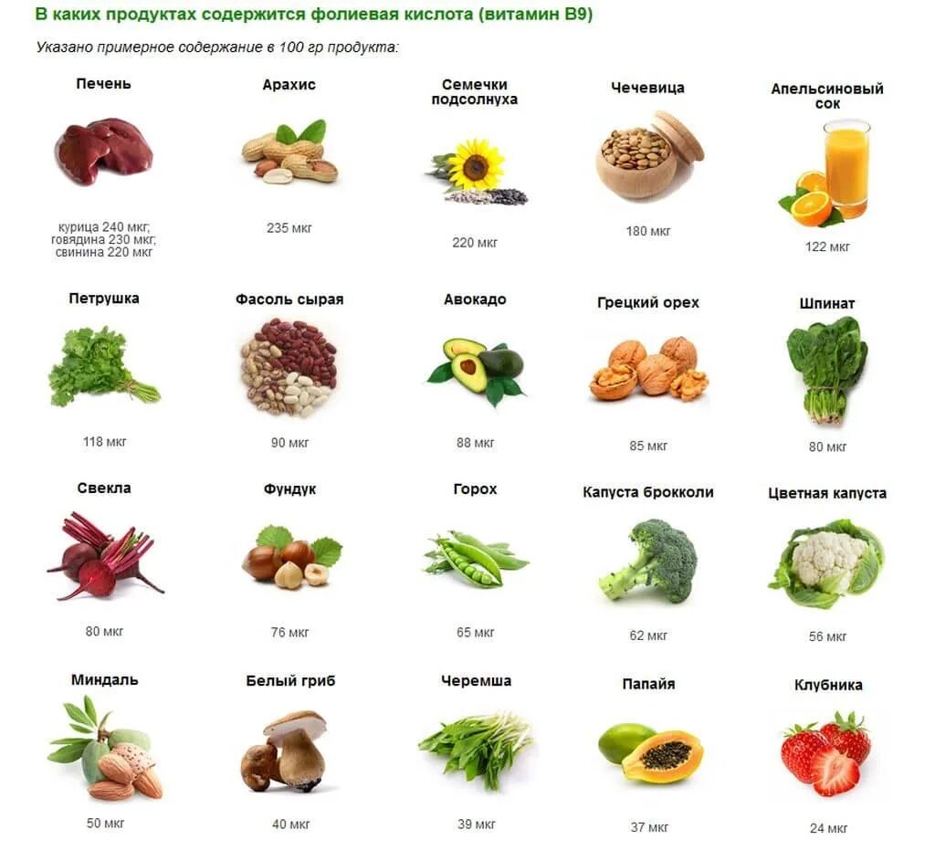 Фолиевая кислота с чем нельзя. В каких продуктах содержится витамин в9 фолиевая кислота. Продукты богатые витамином в9 фолиевая кислота. Продукты богатые в12 и фолиевой кислоты таблица. В каких продуктах содержится фолиевая кислота в большом количестве.