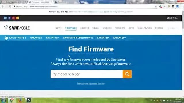 Find firmware. Find firmware