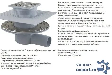 Работа с трапами