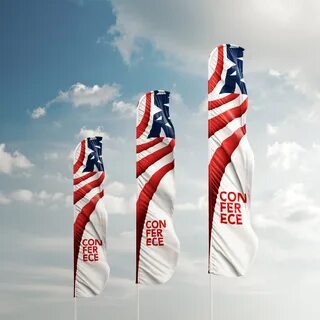 3D Feather Flags / Bow / Sail Flag Mockup :: Behance